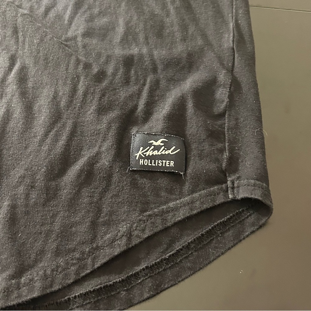 Hollister x Khalid Long Sleeve T-Shirt Women's Black Size Medium - Picture 5 of 9